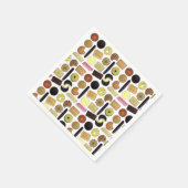 英国ビスケットショートブレッドティーの消化 スタンダードカクテルナプキン (角)