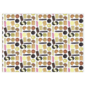 英国ビスケットショートブレッドティーの消化 テーブルクロス (正面(横))