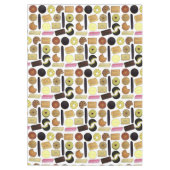 英国ビスケットショートブレッドティーの消化 テーブルクロス (正面)