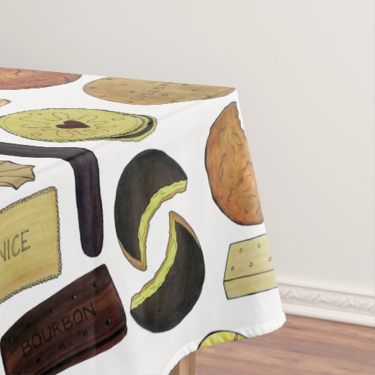 英国ビスケットショートブレッドティーの消化 テーブルクロス (インサイチュ)