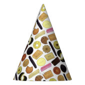 英国ビスケットショートブレッドティーの消化 パーティーハット (左)