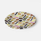 英国ビスケットショートブレッドティーの消化 ペーパープレート (アングル)