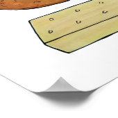 英国ビスケットショートブレッドティーの消化 ポスター (角)