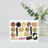 英国ビスケットショートブレッドティーの消化 ポストカード (スタンド正面)