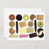 英国ビスケットショートブレッドティーの消化 ポストカード (正面/裏面)