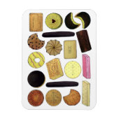 英国ビスケットショートブレッドティーの消化 マグネット (縦)