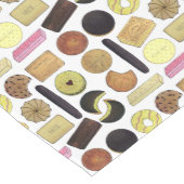 英国ビスケットショートブレッドティーの消化 ミディアムテーブルランナー (コーナー)