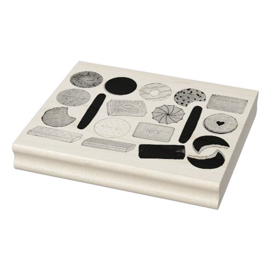 英国ビスケットショートブレッドティーの消化 ラバースタンプ (スタンプ)