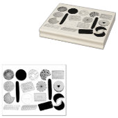 英国ビスケットショートブレッドティーの消化 ラバースタンプ (押印)