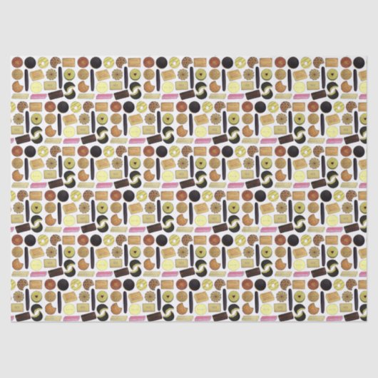 英国ビスケットショートブレッドティーの消化 薄葉紙 (正面)