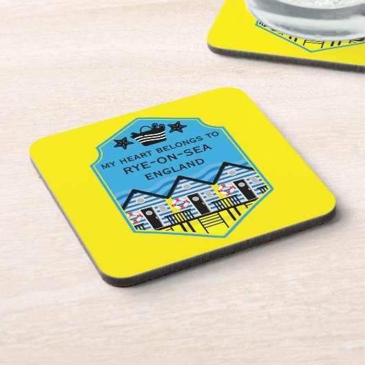 英国ビーチハットギフトと装飾 コースター (左側)