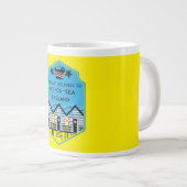 英国ビーチハットギフトと装飾 ジャンボコーヒーマグカップ (正面右)