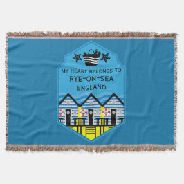 英国ビーチハットギフトと装飾 スローブランケット