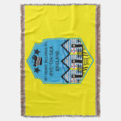 英国ビーチハットギフトと装飾 スローブランケット (正面縦)