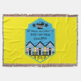英国ビーチハットギフトと装飾 スローブランケット
