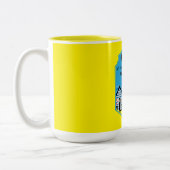 英国ビーチハットギフトと装飾 ツートーンマグカップ (左)