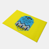 英国ビーチハットギフトと装飾 ドアマット (アングル)