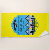 英国ビーチハットギフトと装飾 ビーチタオル (正面)