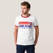 英国ビールポン選手権 Tシャツ (正面フル)