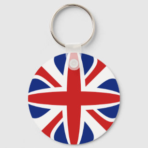 英国フィッシュアイ国旗のキーチェーン キーホルダー