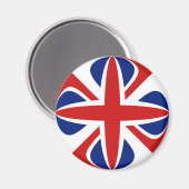 英国フィッシュアイ国旗の磁石 マグネット (正面/裏面)