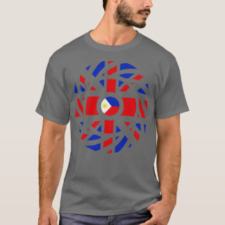 英国フィリピン多国籍愛国国旗シリーズ Tシャツ