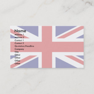 英国フラグ 名刺