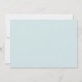 英国ブモダンルーウィンターワンダーランドキンセニェラ 招待状 (裏面)