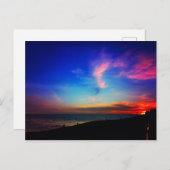 英国ブライトカラフルトンの素晴らしい夕日 ポストカード (正面/裏面)