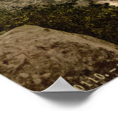 英国ブリストル州クリフトンサスペンションブリッジII ポスター (角)