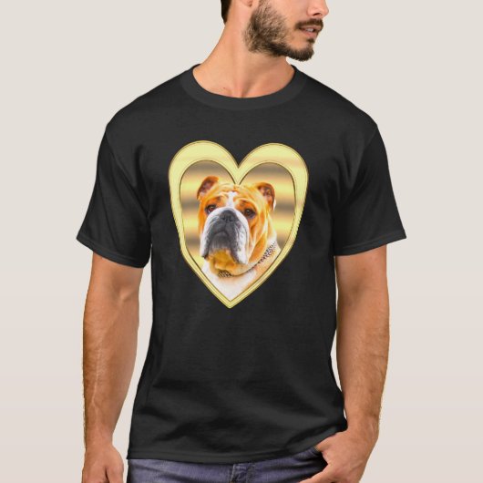英国ブルドッグイングリッシュブルドッグ Tシャツ (正面)