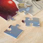 英国ブルドッグウィンターワンダーランドクリスマスジョイ ジグソーパズル (側面)