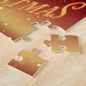 英国ブルドッグクリスマス ジグソーパズル (側面)