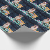 英国ブルドッグハロウィーントラック怖い夜 ラッピングペーパー (角)