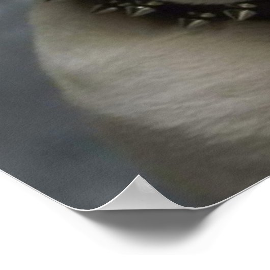 英国ブルドッグパピードッグポートレートポスター ポスター (角)