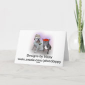 英国ブルドッグフランスのとブルドッグ カード (裏面)