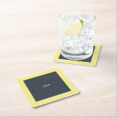 英国ブルドッグブリードコロラド州旗 スクエアペーパーコースター (インサイチュ)