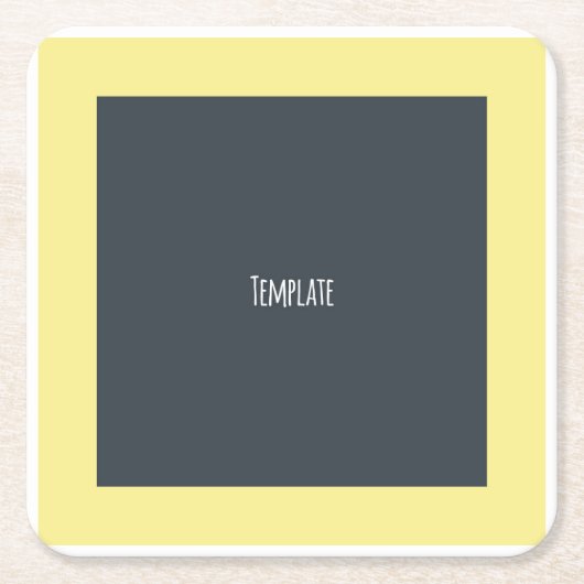 英国ブルドッグブリードコロラド州旗 スクエアペーパーコースター (正面)