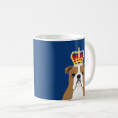 英国ブルドッグマグカップ コーヒーマグカップ (正面右)