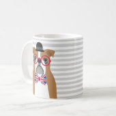 英国ブルドッグマグカップ コーヒーマグカップ (正面左)