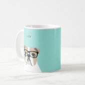 英国ブルドッグマグカップ コーヒーマグカップ (正面左)