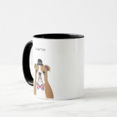 英国ブルドッグマグカップ マグカップ (正面左)