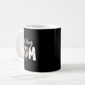 英国ブルドッグマムトップ コーヒーマグカップ (正面左)