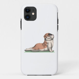 英国ブルドッグヨーガ iPhone 11 ケース