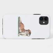 英国ブルドッグヨーガ Case-Mate iPhoneケース (裏面(横))