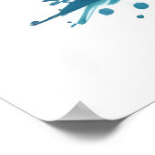 英国ブルドッグヴィンテージ動物自然環境 ポスター (角)