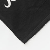 英国ブルドッグ愛好家のためのブルドッグの妹 フリースブランケット (角)