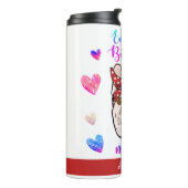 英国ブルドッグ母かわいい母の日犬の恋人 タンブラー (回転左)