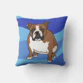 英国ブルドッグ クッション (裏面)