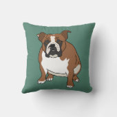 英国ブルドッグ クッション (裏面)
